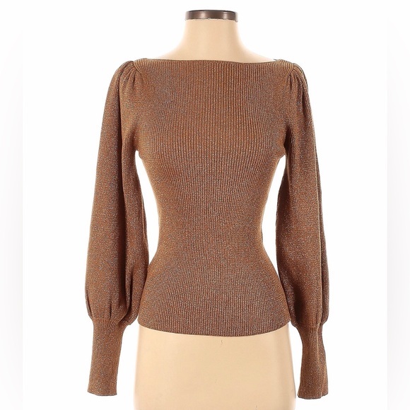 Ann Taylor Sweaters - NWT Ann Taylor metallic blouson sweater
